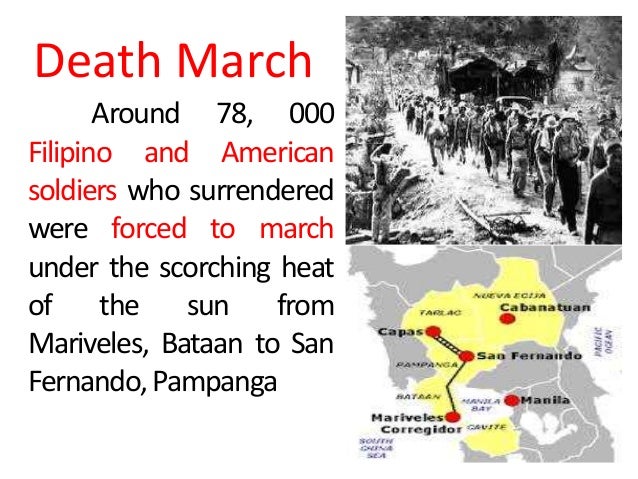 death march reaction paper tagalog bataan death march significance